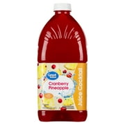 Great Value Cranberry Pineapple Juice Cocktail, 64 fl oz (Shelf Stable)