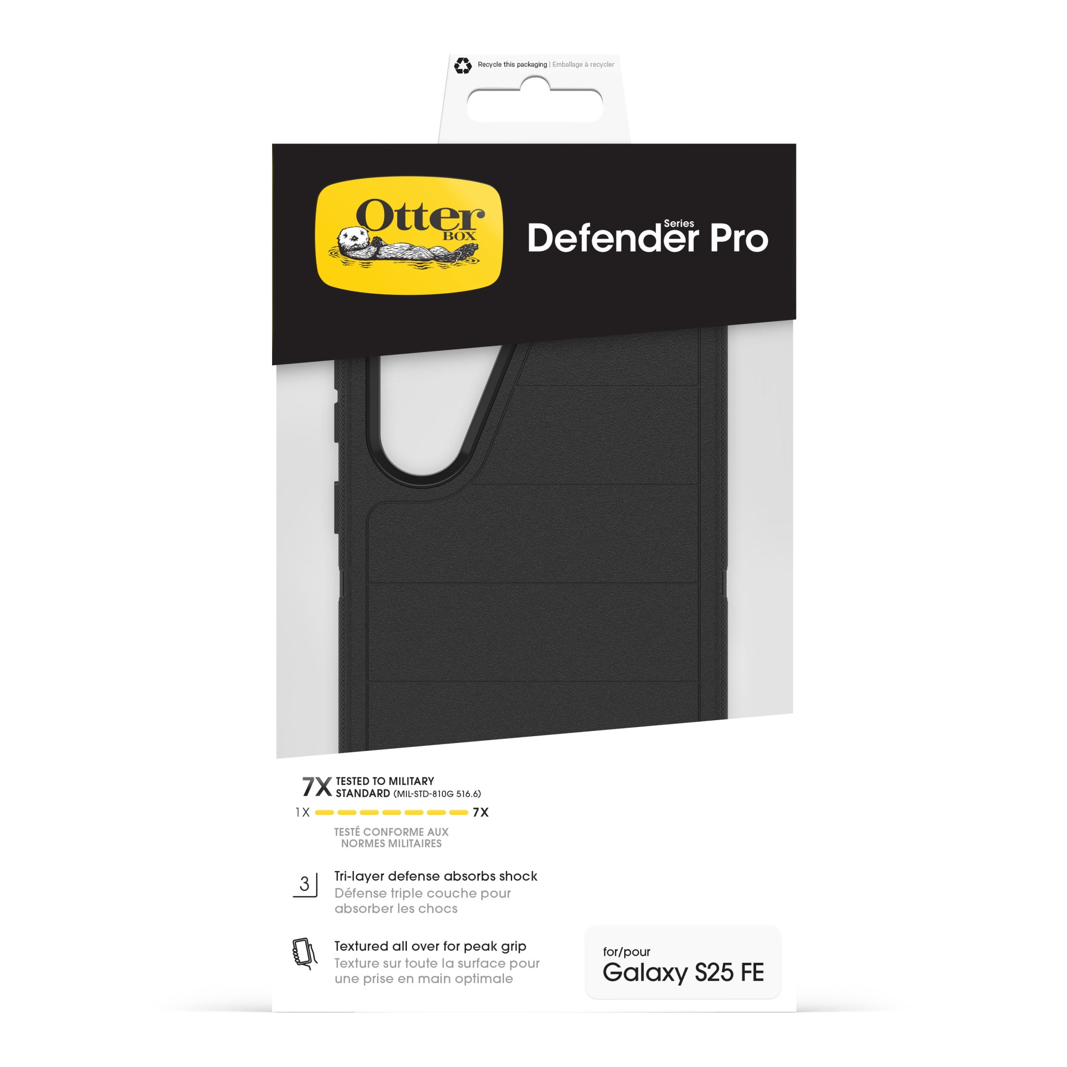 OtterBox Defender Series Pro Case for Samsung Galaxy S25 FE - Black