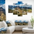thumbnail image 1 of Alps and Lakes on Summer Day - Landscape Canvas Art Print, 1 of 3