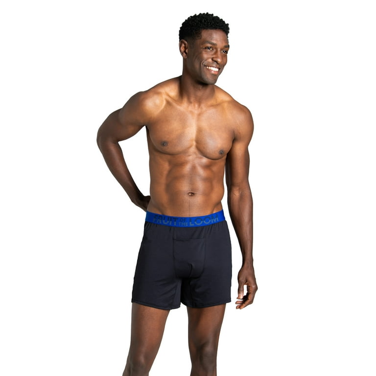 ANGEL CITIZ Men's 3 Pack Boxer Briefs Comfy Breathable Boxer