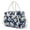 Blue Floral Print, variant on Pzuqiu Large Insulated Lunch Bag for Women Cute Dragon Print Quilted Lunch Tote Lightweight Adjustable Strap Sturdy Handle Stylish Durable Food Carrying Bag for Daily Office Use
