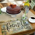 thumbnail image 3 of CounterArt "Family Time" 4 Pack Reversible Flexible Plastic Tabletop Placemats, 3 of 8