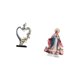 thumbnail image 5 of Figura de pareja besándose, estatua de acrílico de pie, coleccionable, decorativa, de pie, para dormitorio, boda, estantería, armario, hogar, festival, 5 of 8