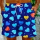thumbnail image 5 of Puntoco Pantalones Cortos De Playa Para El Día De San Valentín Para Hombre, Pantalones Cortos Estampados Con Bolsillo Con Cordón, Azul Xxl,Pantalones Cortos Hombre, 5 of 5