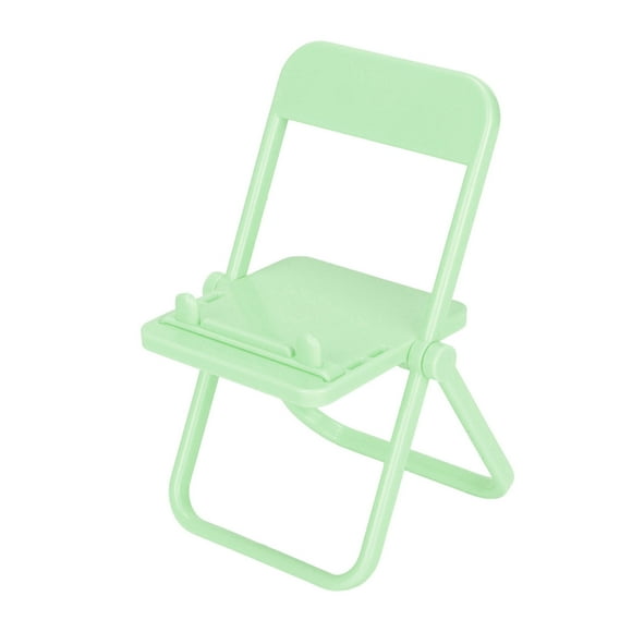 Small Chair Phone Holder Cute Foldable Chair Shape Multi Angle Desk Mobile Phone Stand for Office