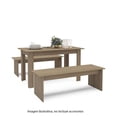 thumbnail image 2 of Comedor Mobi Salamanca con 2 bancas color café, 2 of 4