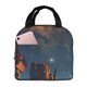 thumbnail image 1 of Balery Cowboy Boots Under Starry Sky Bolsa de Almuerzo Aislada – Caja de Almuerzo con Papel de Aluminio Grueso, Mantiene la Comida Fresca por 4 Horas, 1 of 8