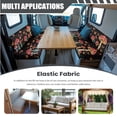 thumbnail image 5 of ZUXONGSY Mushroom Butterfly Print RV Dinette Cushion Covers Washable Sofa Furniture Protector Stretch RV Couch Cover Include 2 Backrest Covers and 2 Bench Covers, 5 of 8