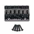 thumbnail image 1 of Soidarity Sillín rígido para guitarra eléctrica, componente de instrumento musical profesional, pieza trasera de Metal de 6 cuerdas, accesorio de Accesorios para instrumentos musicales Negro Soidarity OD026102-03, 1 of 6