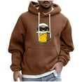 thumbnail image 3 of JUSLIO Hoodies for Men Hooded Graphic Sweatshirts Drawstring Everyday Long Sleeve Pullover Sweatshirts, 3 of 5