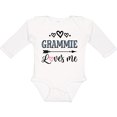 thumbnail image 3 of Inktastic Grammie Loves Me Arrow Childs Boys or Girls Long Sleeve Baby Bodysuit, 3 of 5