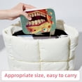 thumbnail image 6 of Tiny Teeth Velvet Portable Travel Organizer with Removable Compartment - Gift, Earring Organizer, Storage Box, and Bracelet Holder, 6 of 7