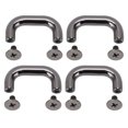 thumbnail image 1 of 20 Sets U Shape Bag Buckle, 5.5mm Screws Hardware with Arch Bridge Crafted Durability Arch Bridge Bag Buckle for Handbag Desk Drawer, 1 of 7