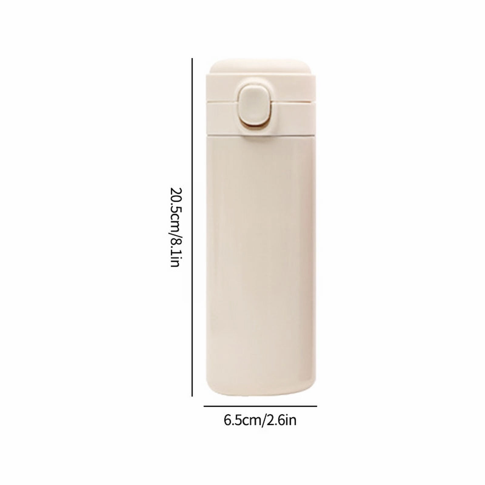 420ml Vacuum Flask Thermos for Hot Drinks Coffee Cup with Handle,Flask with Leakproof Lid,Keep Hot & Cold Metal Water Bottle Keeps Hot for 12 Hrs, Cold for 24 Hrs, for Coffee, Drinks