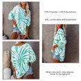 thumbnail image 1 of Women Long Sleeve Blouse, Comfortable Soft Women Pullover Sweatshirt Off The Shoulder  For Daily Wear ANGGREK Verde L, 1 of 6