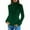 Green, variant on Turtleneck Tops for Women, Cable Knit Slim Solid Color Long Sleeve Base Layer Pullover Sweaters, Lightweight Soft Comfortable Fall Winter Casual Tops, S-3XL