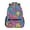 Cartoon Teeth, variant on School Backpack Lightweight Multipocket College High Middle Student Bag 15L Pastel Colored Chevron