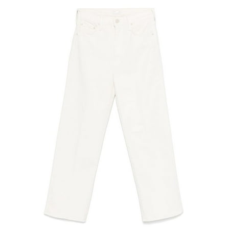 Mother Relaxed Fit Off-White Jeans (Women's)