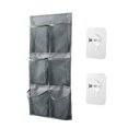 thumbnail image 1 of Estantes de almacenamiento colgantes de armario portátiles, estante colgante de 6 bolsillos, contenedor multiusos, bolsa de almacenamiento de armario Macarena bolsas colgantes de almacenamiento, 1 of 5