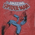thumbnail image 2 of Marvel Boys Spider-Man Short Sleeve T-Shirt - Toddler to Big Boys Sizes 2T-2XL Red Heather, 2 of 4