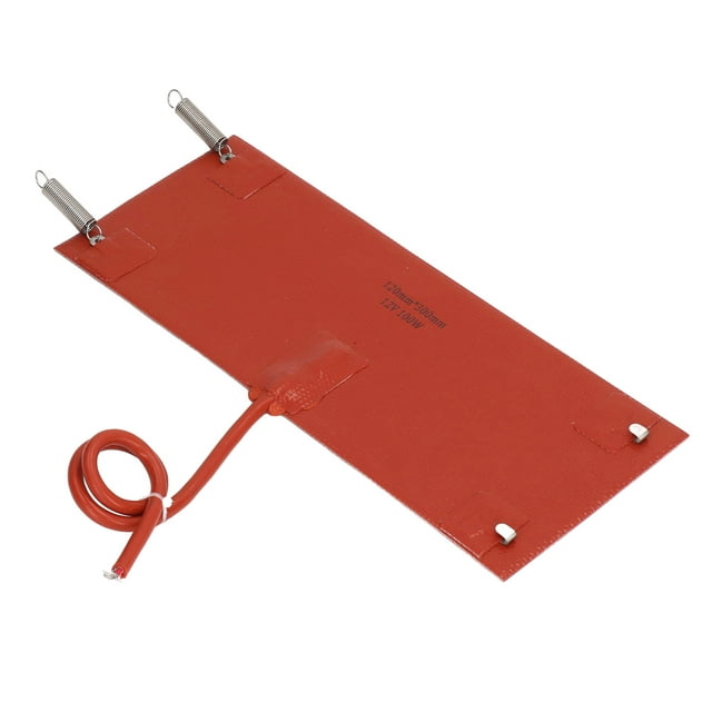 Flexible Heater Mat, 100W Silicone Heating Pad Universa Fast Heating Waterproof Silicone Car Engine Heated Tools
