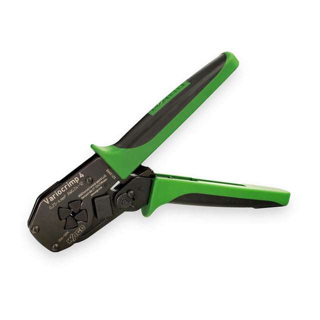 Herramienta de Crimpado WAGO Variocrimp 4 para Virolas Aisladas y sin Aislar 24-12 AWG