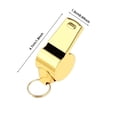 thumbnail image 3 of Professional 304 Stainless Steel Whistle With Lanyard, Loud High-Pitched Referee Safety Whistle, 3 of 8