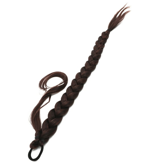 BESTYASH Braided Ponytail Extensions Create Braided Ponytail for Women Dark Red 1Pack