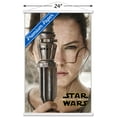 thumbnail image 3 of Star Wars: The Force Awakens - Rey Portrait Wall Poster with Wooden Magnetic Frame, 22.375" x 34", 3 of 3