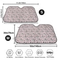 thumbnail image 3 of Balery Dachshund Dog Puppy Print Car Windshield Sun Shade,Windshield Sunshade for Car Pickup Truck SUV Accessories-, 3 of 7