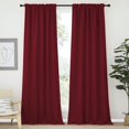 thumbnail image 2 of Cortina térmica Nicetown Burgundy Blackout, 132 x 241 cm, 2 paneles, 2 of 9