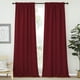 thumbnail image 2 of Cortina térmica Nicetown Burgundy Blackout, 132 x 241 cm, 2 paneles, 2 of 9