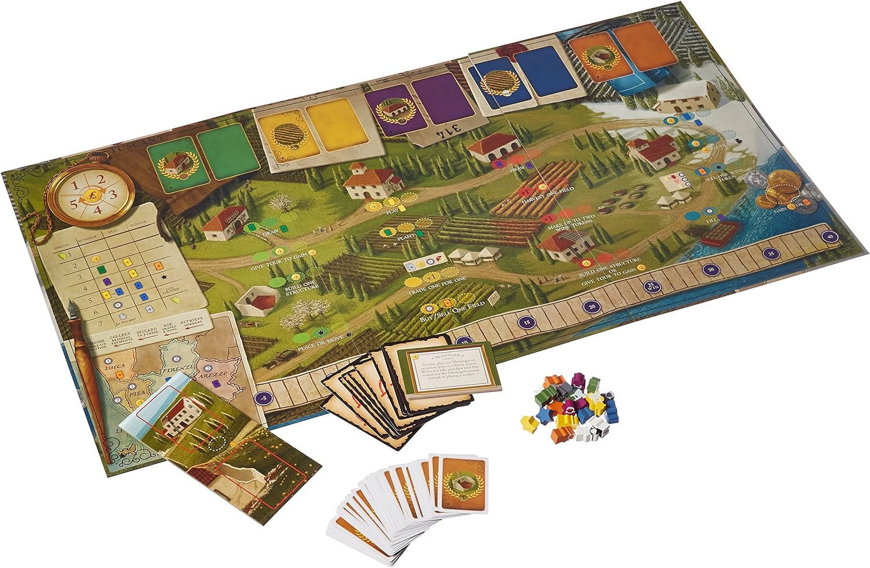 Viticulture: Tuscany Expansion Essential Edition by Jamey Stegmaier from Stonemaier Games