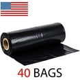 thumbnail image 6 of 42 Gallon (3MIL) Extra Heavy Duty Contractor Garbage Bags Roll, Thick, 40 Bags on Roll, Puncture-Resistant, MADE IN USA, 37 X 43, 6 of 6