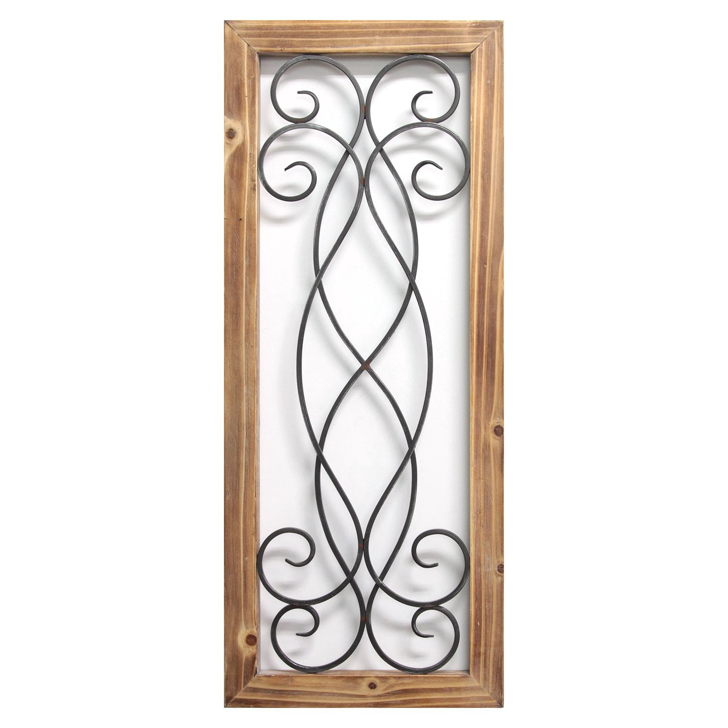 Stratton Home Decor Scroll Panel Wall Decor - Walmart.com - Walmart.com