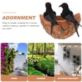 thumbnail image 4 of 2 juegos de nidos de golondrina simulados, ideales para decoración y fotografía., 4 of 7