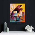 thumbnail image 4 of JRXY  Wall Art Watercolor Music Wall Art Print Splash Graffiti Musical Instrument Art Musician Gift Decor Piano for Home Office Decorations Wall Decor 16x20 in, 4 of 4