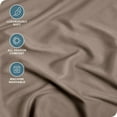 thumbnail image 3 of Bare Home Luxury 1800 Collection Fitted Sheet, Ultra-Soft, Deep Pocket, Full, Taupe, 3 of 8