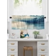 thumbnail image 5 of Valances for Windows Abstract Graffiti Rod Pocket Cafe Window Treatments Valance Curtains for Kitchen Bathroom Laundry Basement Windows 42"x12", 5 of 9