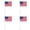 OTHER 4PCS, variant on 1 Pack Light Up USA Flags with LED Flashing Poles, Red White Blue Small USA Handheld Flags for Patriotic Events, Memorial Day, 4th Of July, School Activities and Celebrations