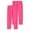 Hot Pink, variant on Htigea 2 Pack Girls Leggings Full Length Leggings Soft Comfortable Footless Leggings Stretchy Tights Pants Black,3 Years