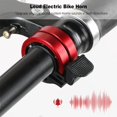 thumbnail image 2 of Bicycle Bell 2PCS Aluminum Alloy Innovative Bicycle Bell with Loud Sound Bicycle Handlebar Compatible with 22.2-24mm for Mountain Bike Road Bike, 2 of 5