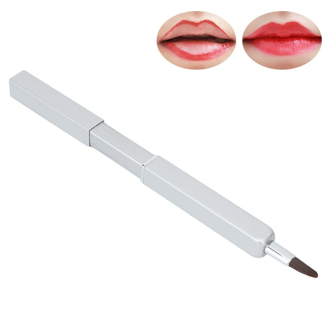 Portable Retractable Lip Makeup Brush Lipstick Lip Gloss Brush Applicator Makeup Tool