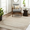 thumbnail image 3 of Mark&Day Area Rugs, 7x7 Neerbosch Modern Brown Square Area Rug, Brown White Beige Carpet for Living Room, Bedroom or Kitchen (6'7" Square), 3 of 8