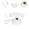 thumbnail image 6 of Abbraccia Wedding Phone Message Phone Old Fashioned Decorative Retro Design Table Telephone for Birthday Decor White, 6 of 10