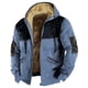 thumbnail image 1 of Men's Color Block Jacket Men's Spring And Autumn Casual Trend Zipper Hooded Jacket 4XL, 1 of 3