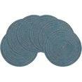 thumbnail image 2 of 38cm Woven Round Placemats Heat Insulation Non Slip Braided Cotton Dinner Table Gift, 2 of 5