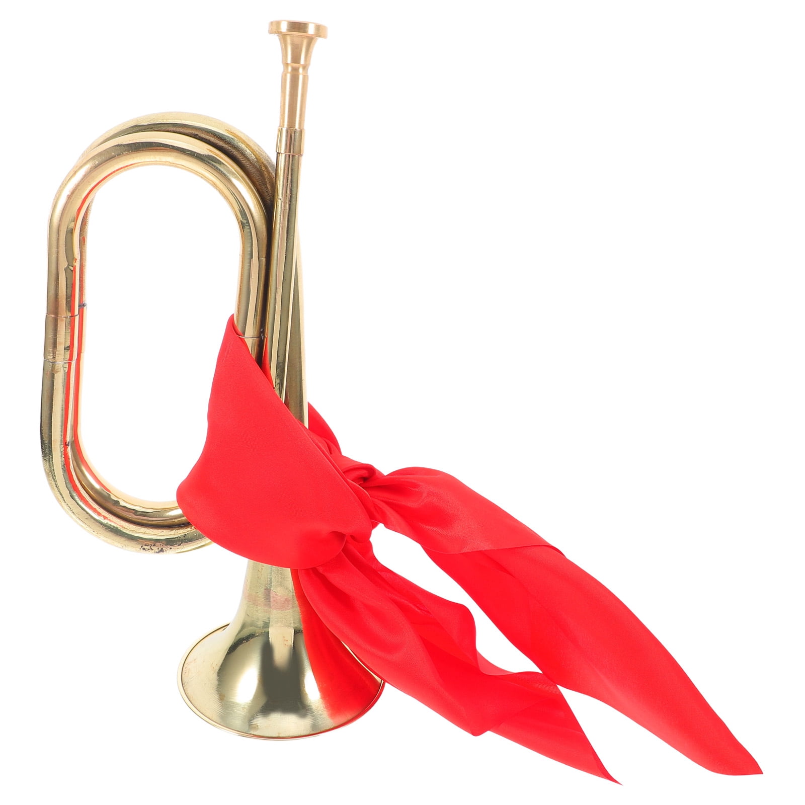 OUNONA Golden Bugle Trumpet for Beginners - Perfect Wind Instrument for Music Practice, Performance, and Learning Sessions