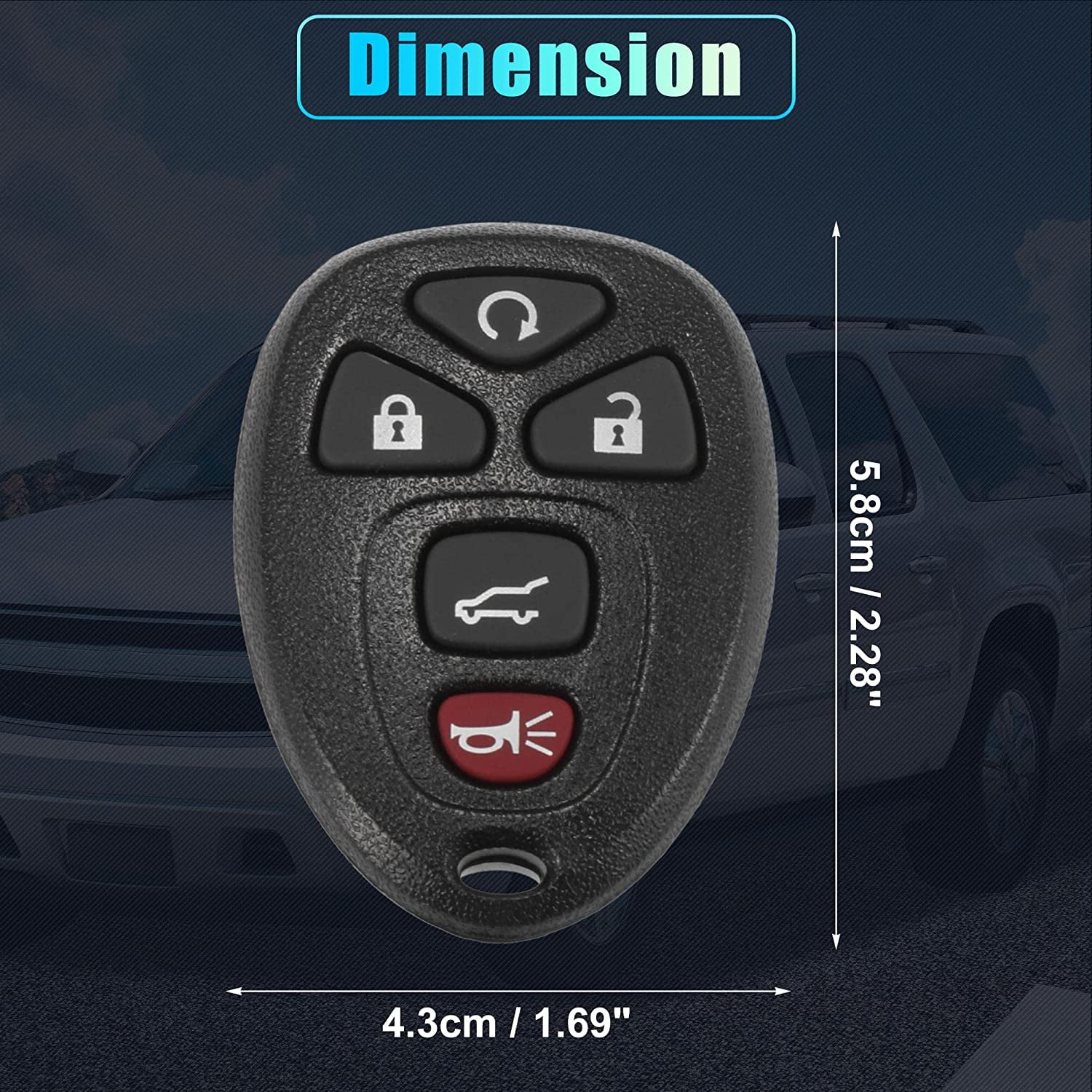 15912860 Factory OEM KEY FOB Keyless Entry Remote Alarm Clicker Replacement