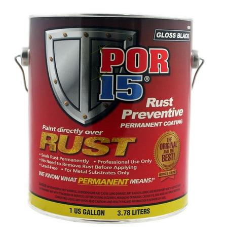 POR-15 45001 Rust Preventive Paint Gloss Black - (Best Rust Prevention Paint)